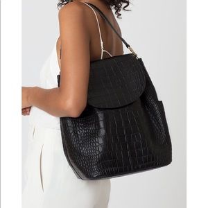 Cuyana croc backpack Clearance